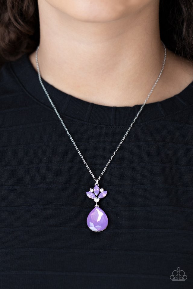 Celestial Shimmer - Purple - Paparazzi Necklace Image