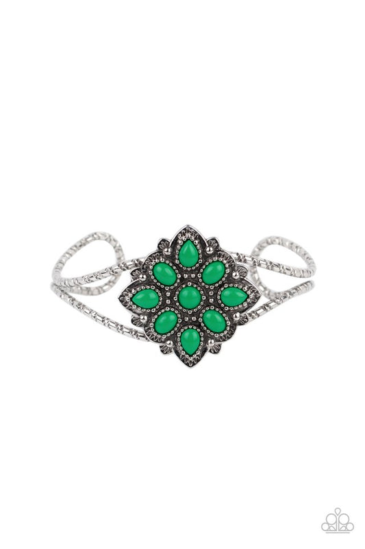 ​Happily Ever APPLIQUE - Green - Paparazzi Bracelet Image