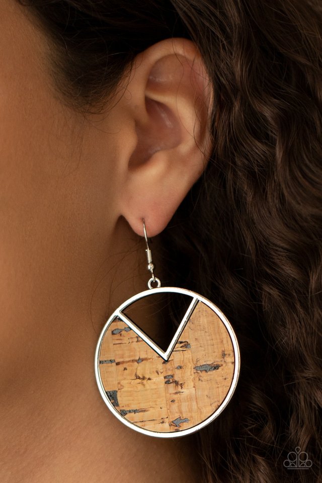 ​Nod to Nature - Black - Paparazzi Earring Image