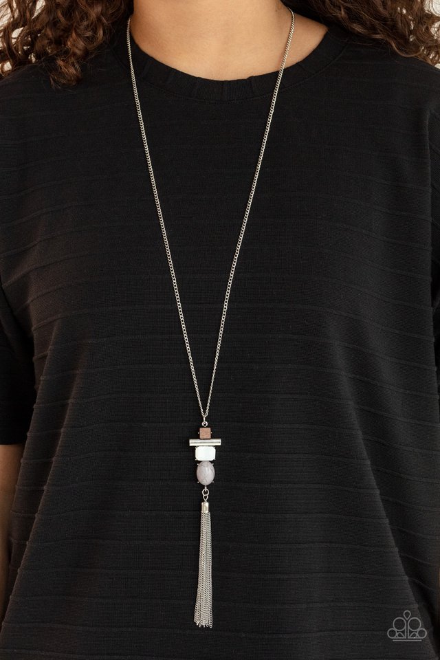 ​Natural Novice - Silver - Paparazzi Necklace Image