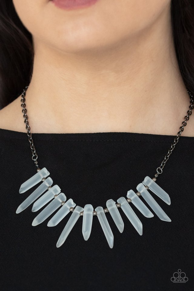Ice Age Intensity - Black - Paparazzi Necklace Image