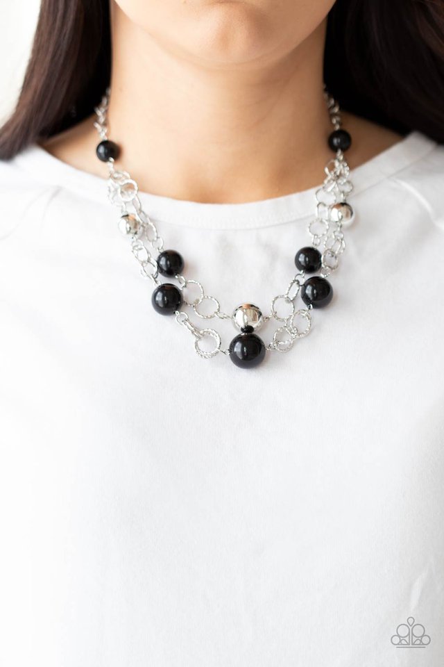 New Age Knockout​ - Black - Paparazzi Necklace Image