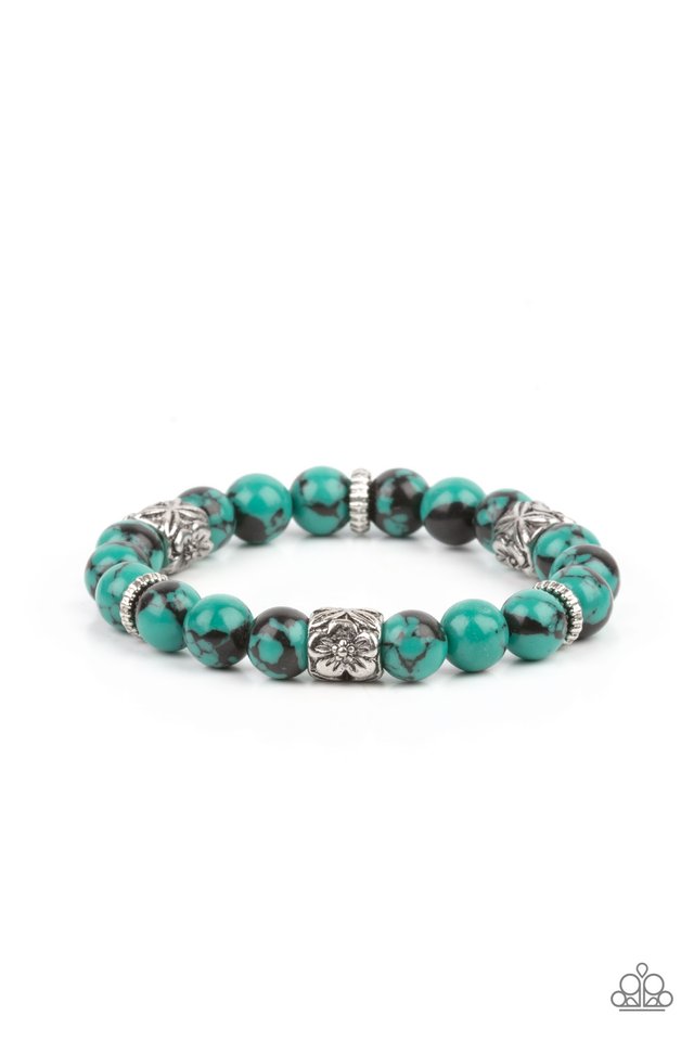 Garden Zen - Green - Paparazzi Bracelet Image