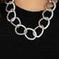 ​Industrial Intimidation - Silver - Paparazzi Necklace Image