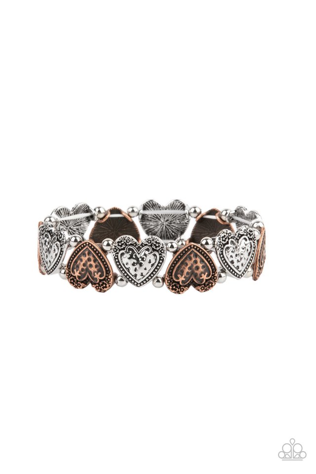Rustic Heartthrob - Multi - Paparazzi Bracelet Image