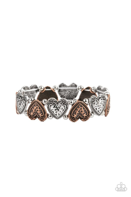 Rustic Heartthrob - Multi - Paparazzi Bracelet Image