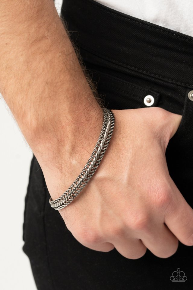 ​Extraordinary Edge - Silver - Paparazzi Bracelet Image