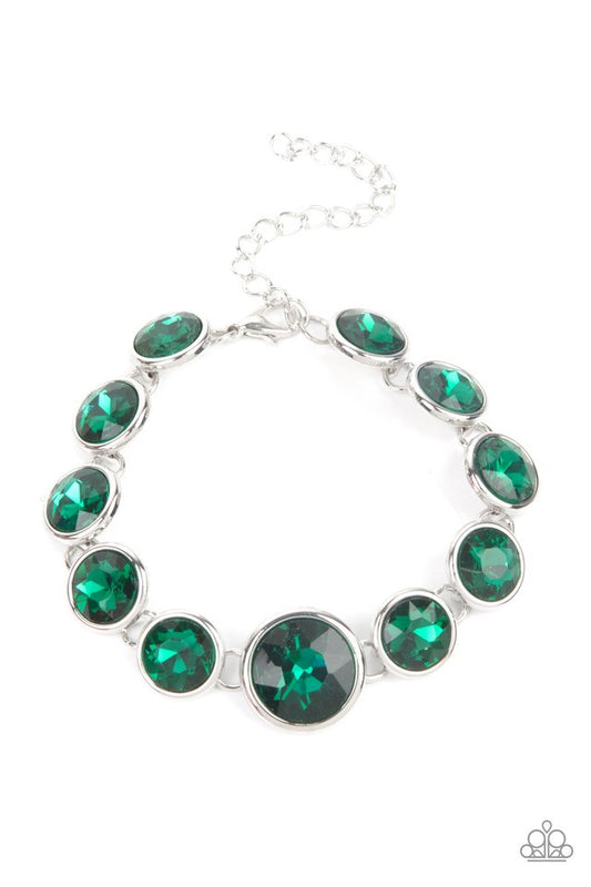 ​Lustrous Luminosity - Green - Paparazzi Bracelet Image