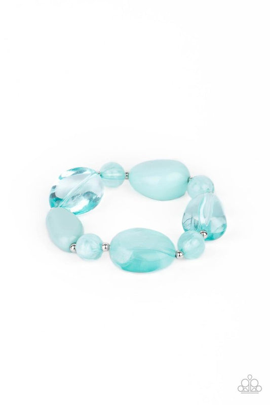 ​I Need a STAYCATION - Blue - Paparazzi Bracelet Image