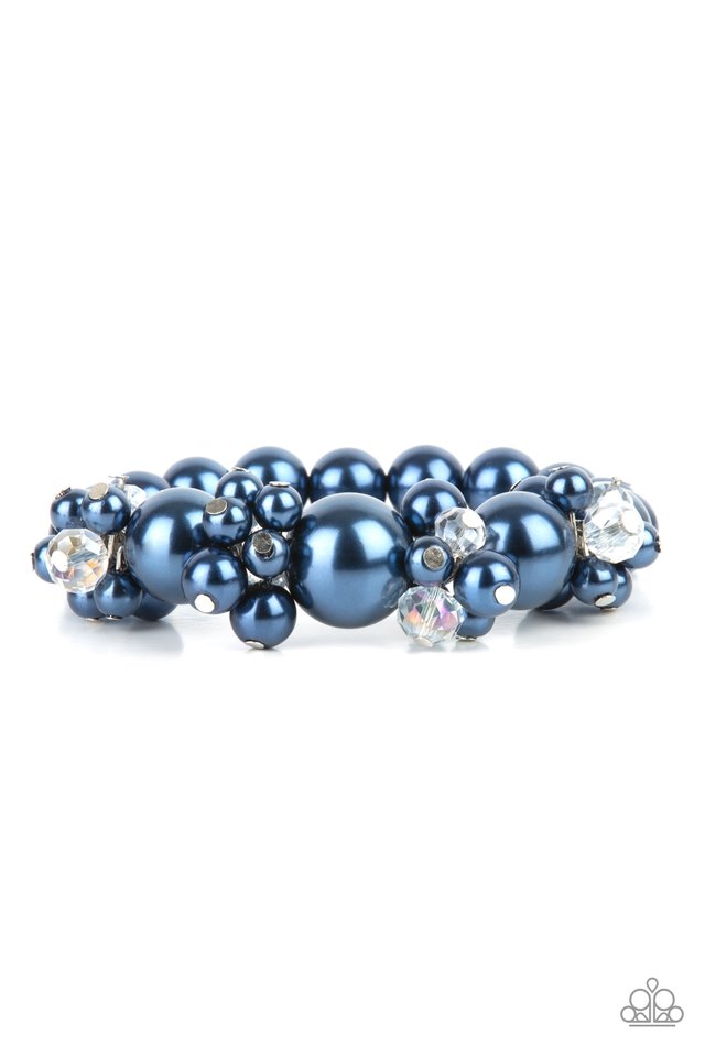 Upcycled Upscale​ - Blue - Paparazzi Bracelet Image
