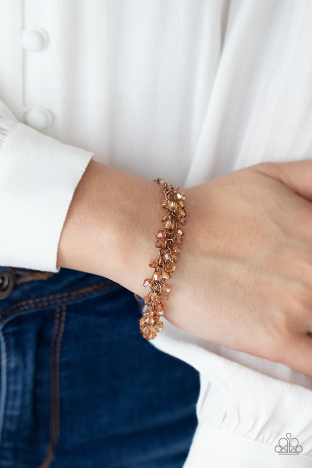 ​Twinkly Twilight - Copper - Paparazzi Bracelet Image