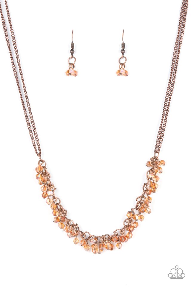 ​Let There Be TWILIGHT - Copper - Paparazzi Necklace Image