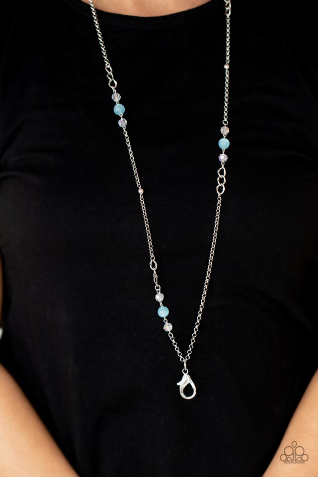 Teasingly Trendy - Blue - Paparazzi Necklace Image