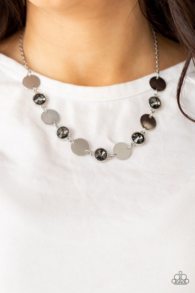 Refined Reflections - Silver - Paparazzi Necklace Image