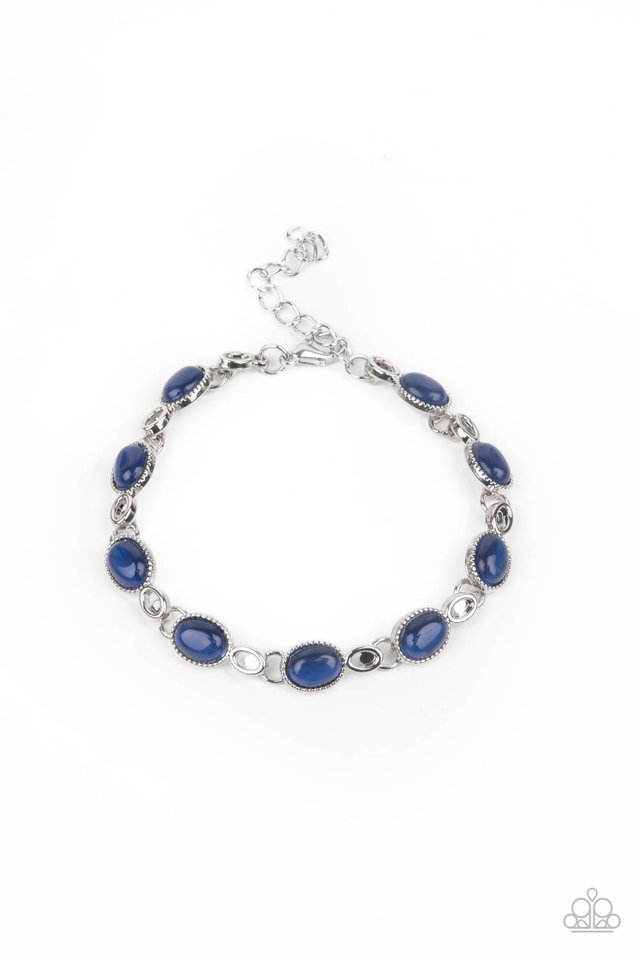 ​Blissfully Beaming - Blue - Paparazzi Bracelet Image