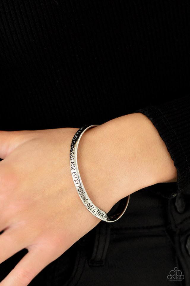 ​Perfect Present - Silver - Paparazzi Bracelet Image