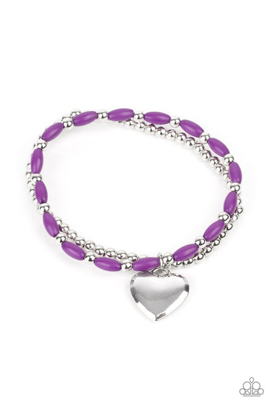 Candy Gram - Purple - Paparazzi Bracelet Image