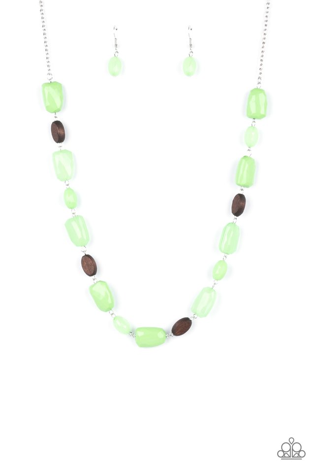 Meadow Escape - Green - Paparazzi Necklace Image