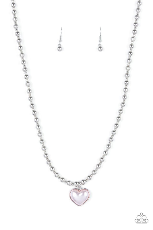 Heart Full of Fancy - Pink - Paparazzi Necklace Image