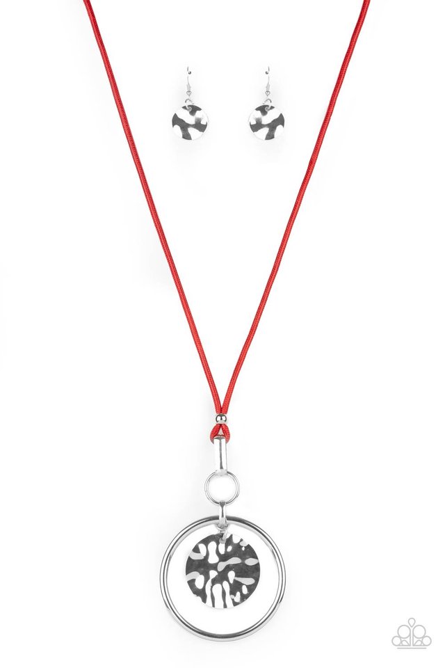 CORD-inated Effort - Red - Paparazzi Necklace Image