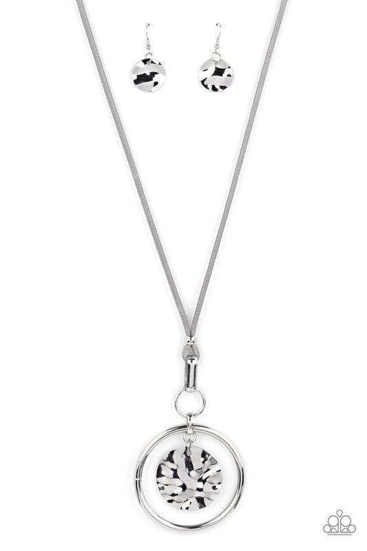 CORD-inated Effort - Silver - Paparazzi Necklace Image