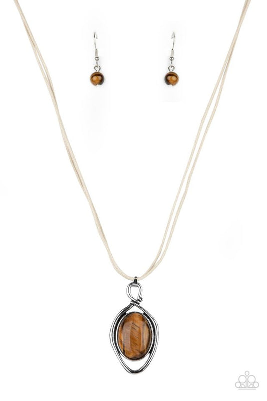 ​Desert Mystery - Brown - Paparazzi Necklace Image