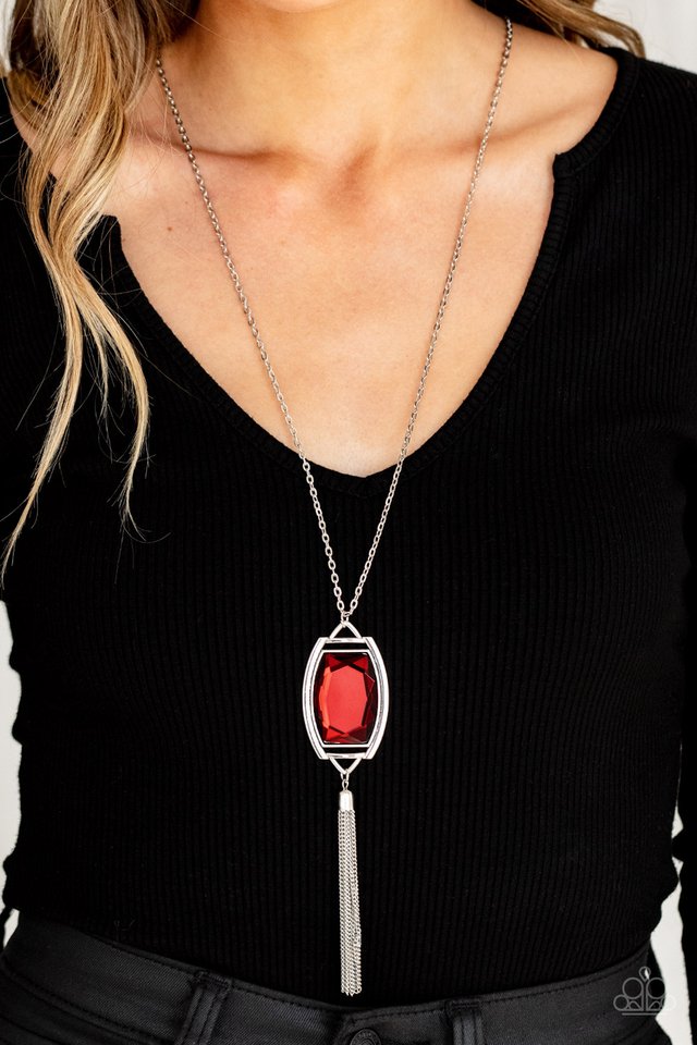 ​​Timeless Talisman - Red - Paparazzi Necklace Image