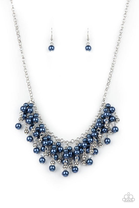 Champagne Dreams - Blue - Paparazzi Necklace Image
