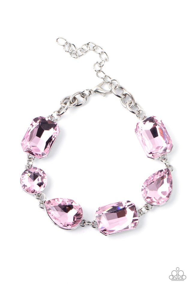 Cosmic Treasure Chest - Pink - Paparazzi Bracelet Image