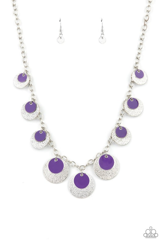 ​The Cosmos Are Calling - Purple - Paparazzi Necklace Image