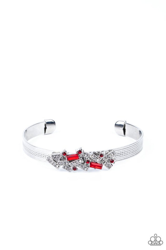 A Chic Clique - Red - Paparazzi Bracelet Image