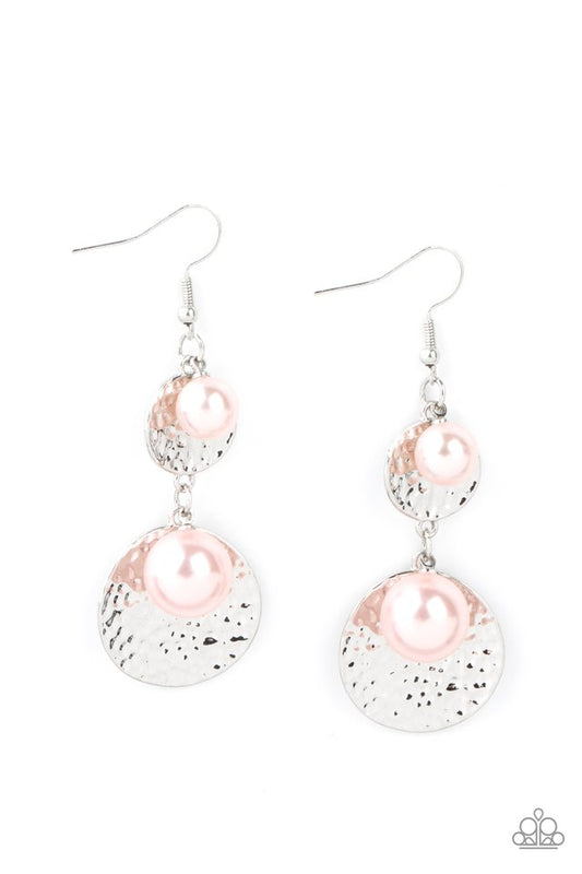 ​Pearl Dive - Pink - Paparazzi Earring Image