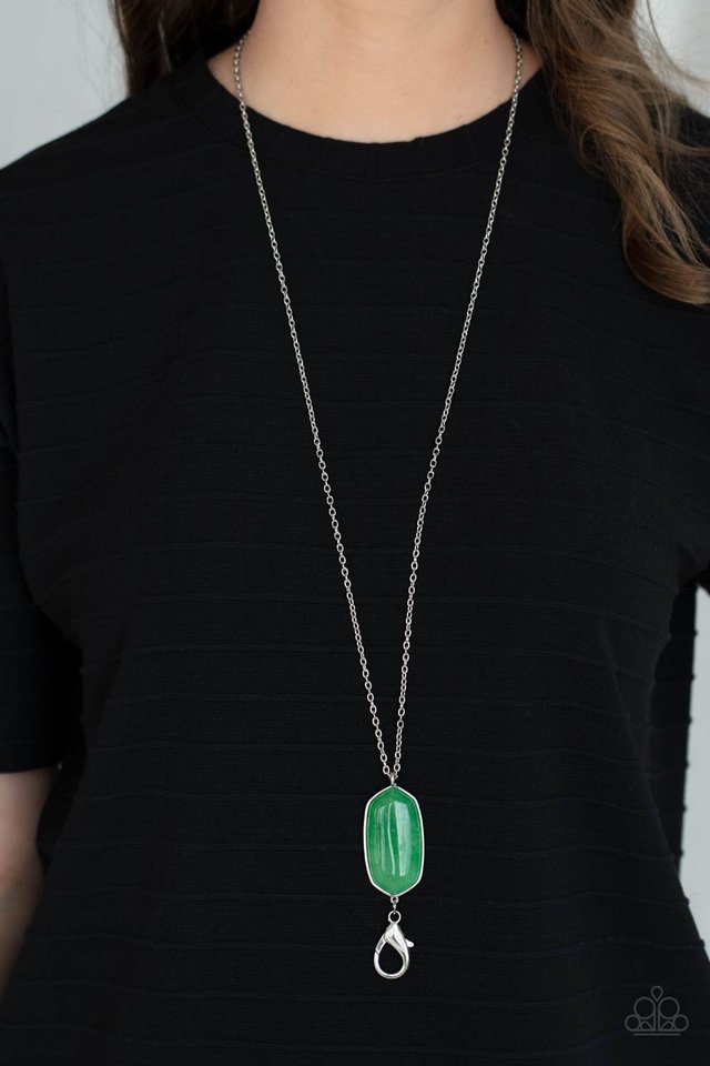 Elemental Elegance - Green - Paparazzi Necklace Image