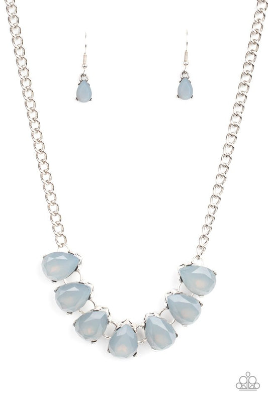 ​Above The Clouds - Silver - Paparazzi Necklace Image