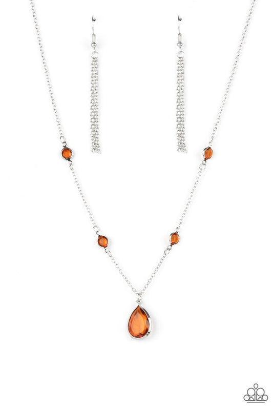 Romantic Rendezvous - Brown - Paparazzi Necklace Image