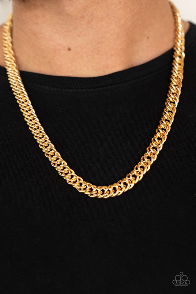​Winners Circle - Gold - Paparazzi Necklace Image