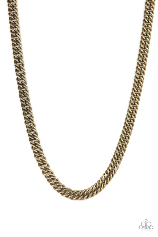 ​Winners Circle - Brass - Paparazzi Necklace Image