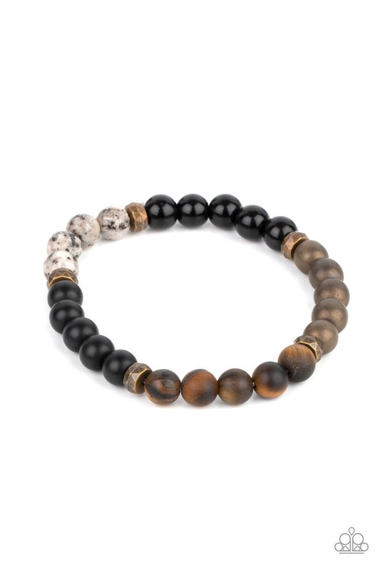 Petrified Powerhouse - Multi - Paparazzi Bracelet Image