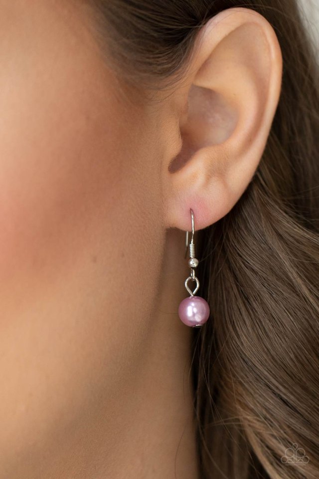 Pearl Essence - Purple - Paparazzi Necklace Image