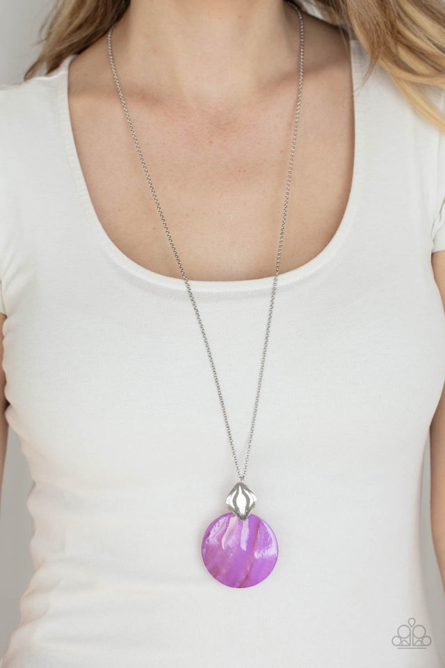 ​Tidal Tease - Purple - Paparazzi Necklace Image