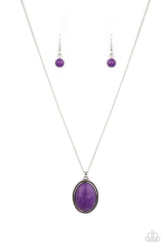Tranquil Talisman - Purple - Paparazzi Necklace Image