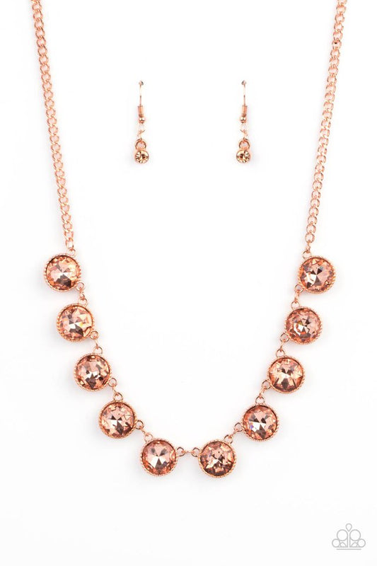​Mystical Majesty - Copper - Paparazzi Necklace Image