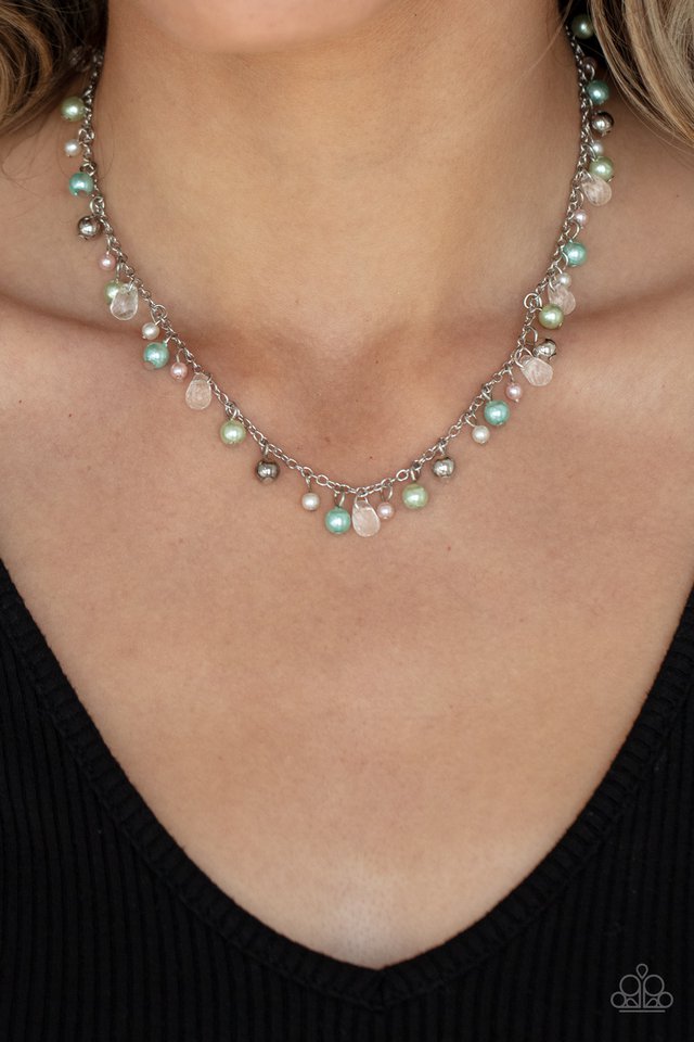 ​Pearl Essence - Multi - Paparazzi Necklace Image