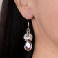 Well Versed in Sparkle - White - Paparazzi Earring Image