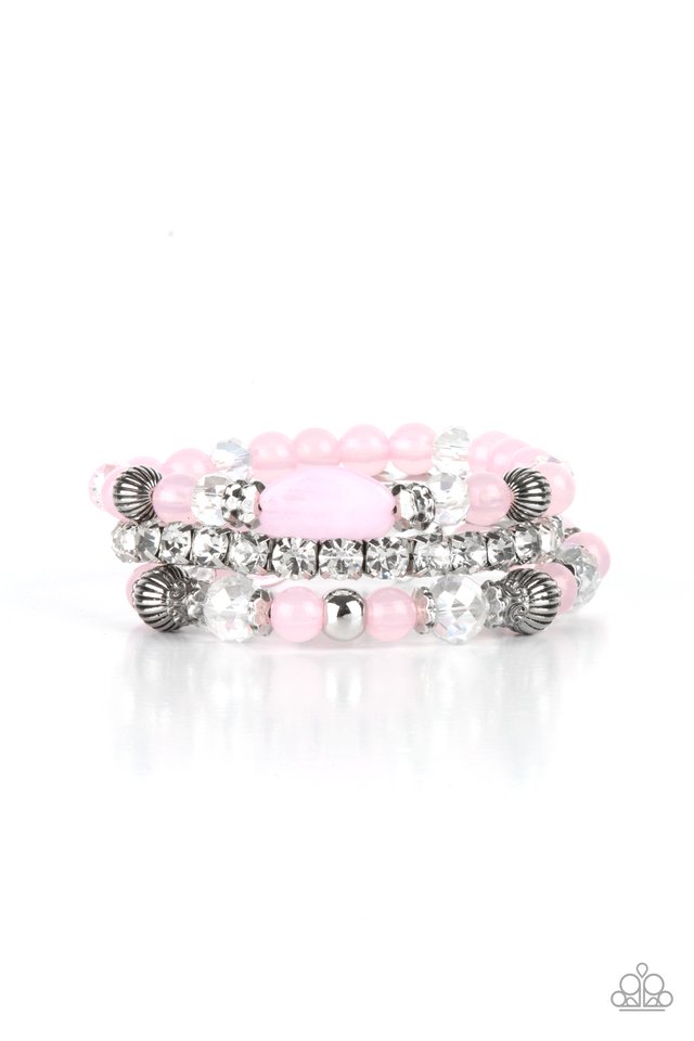 Ethereal Etiquette - Pink - Paparazzi Bracelet Image