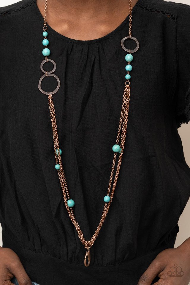 ​Local Charm - Copper - Paparazzi Necklace Image
