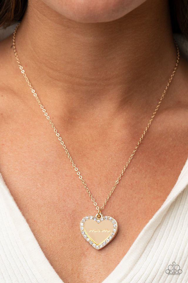​The Real Boss - Gold - Paparazzi Necklace Image