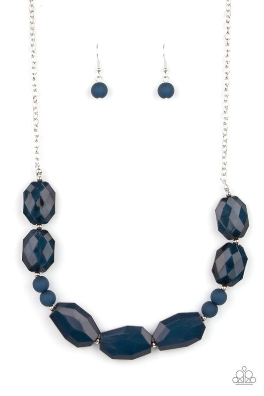 ​Melrose Melody - Blue - Paparazzi Necklace Image