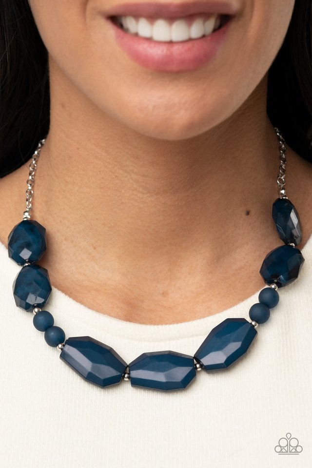 ​Melrose Melody - Blue - Paparazzi Necklace Image