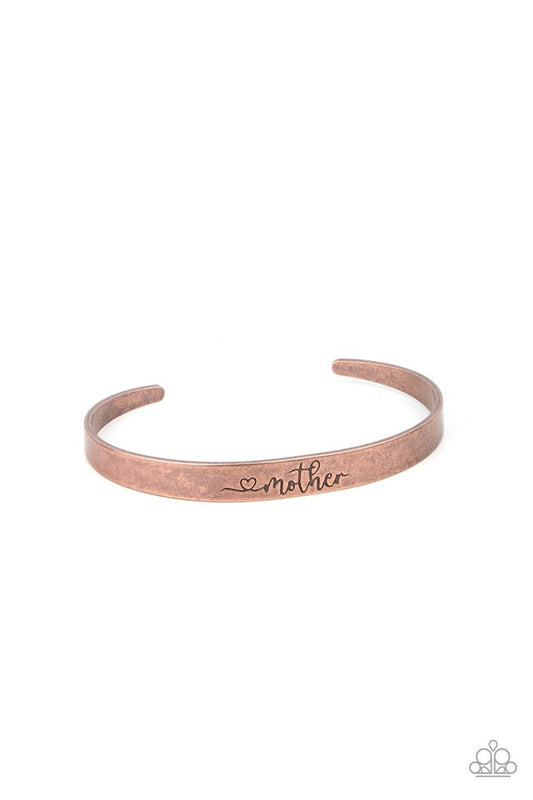 Sweetly Named - Copper - Paparazzi Bracelet Image